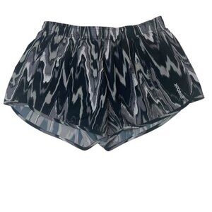 REEBOK PlayDRY Swirl-Print Running Shorts - Size Small